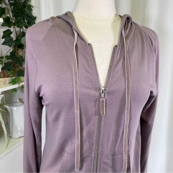 Victorias Secret Rhinestone Wing Backed Super Soft Purple Hoodie y2k Style - Picture 3 of 12